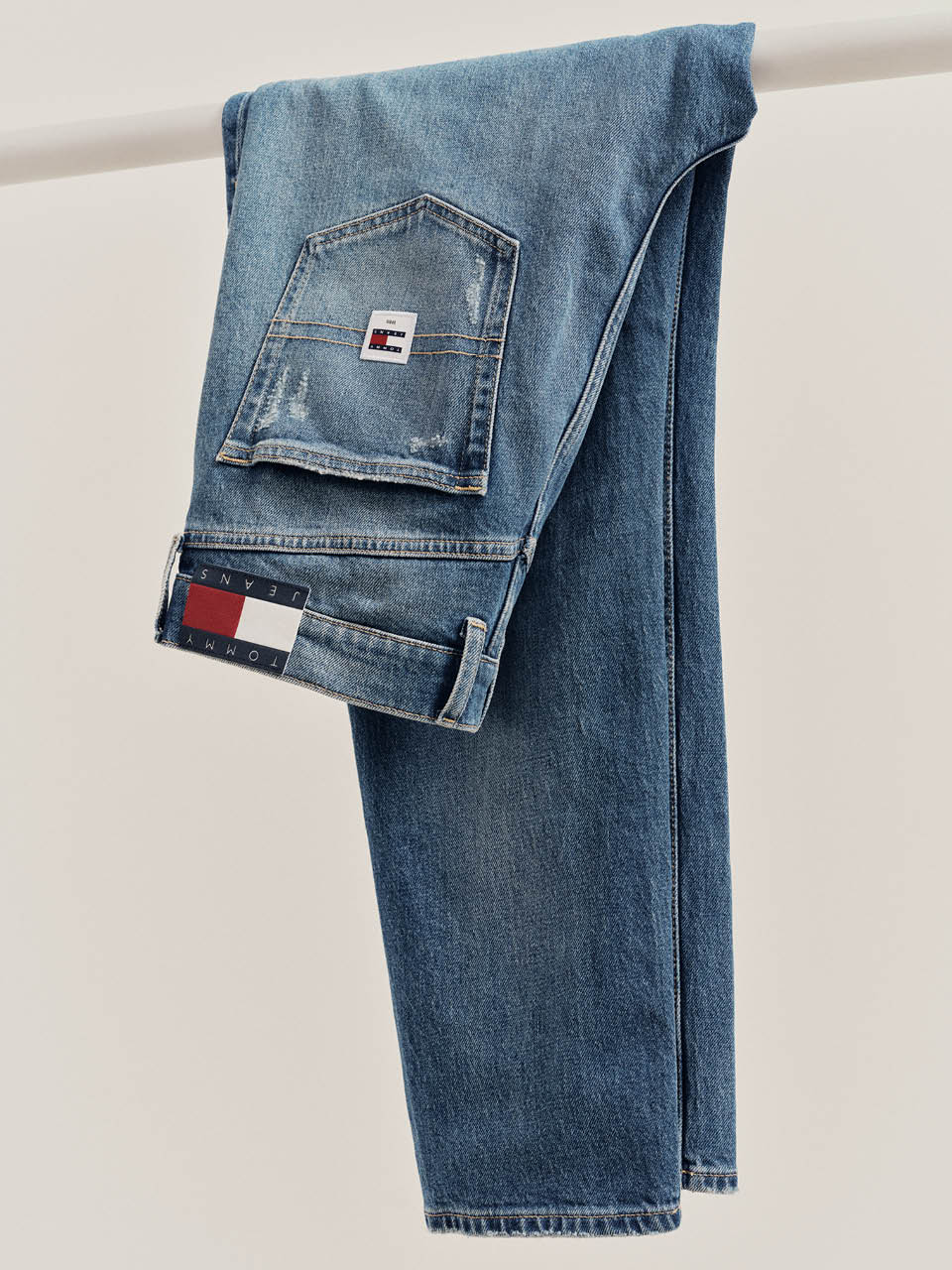 tommy hilfiger color block jeans