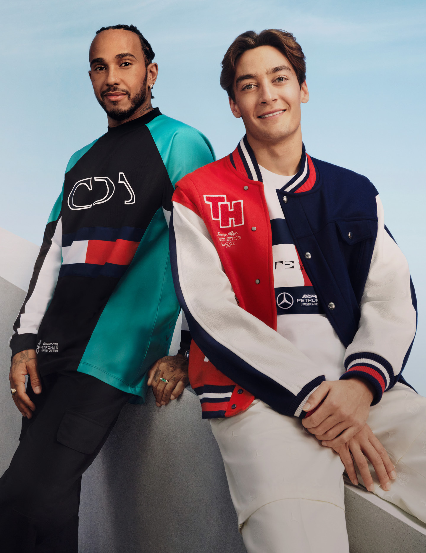 Tommy Hilfiger F1 featuring George Russell and Lewis Hamilton